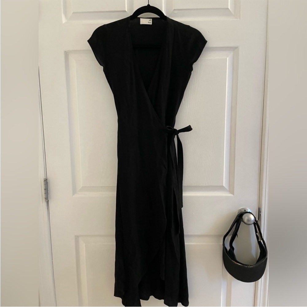 Black Wrap Dress